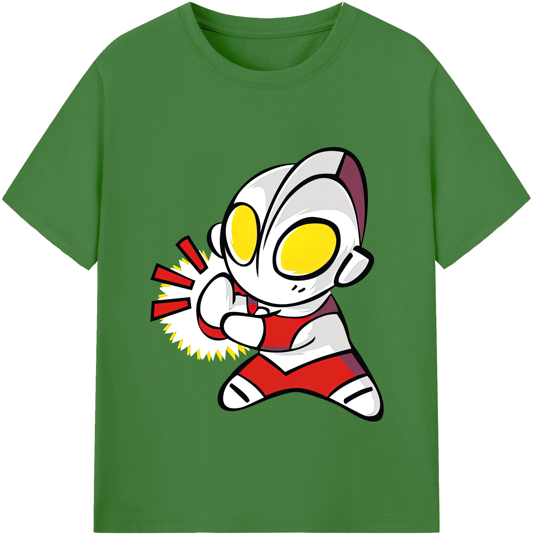（画像用） ウルトラマン Ultraman レディースカジュアルプリントTシャツ（綿100％）